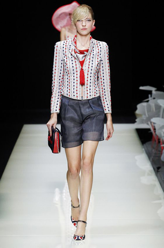  2017 Milano  Moda Haftası "Armani Tasarımı" 